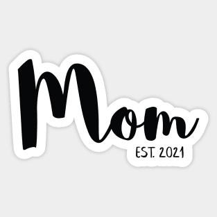 Mom Pregnancy Annoucement Sticker